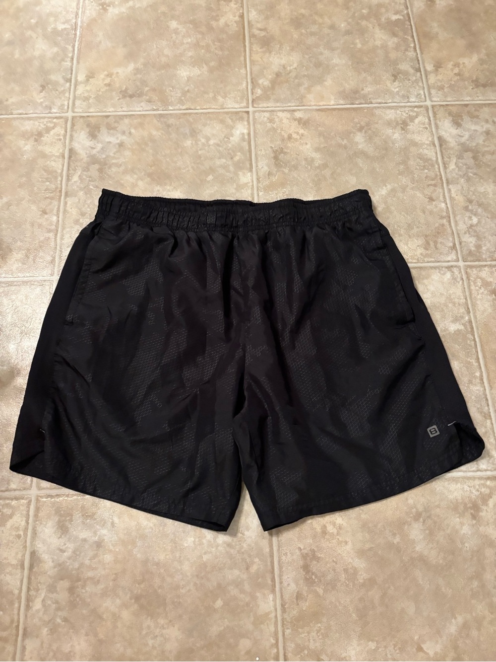 Layer 8 Black Athletic Mesh Shorts